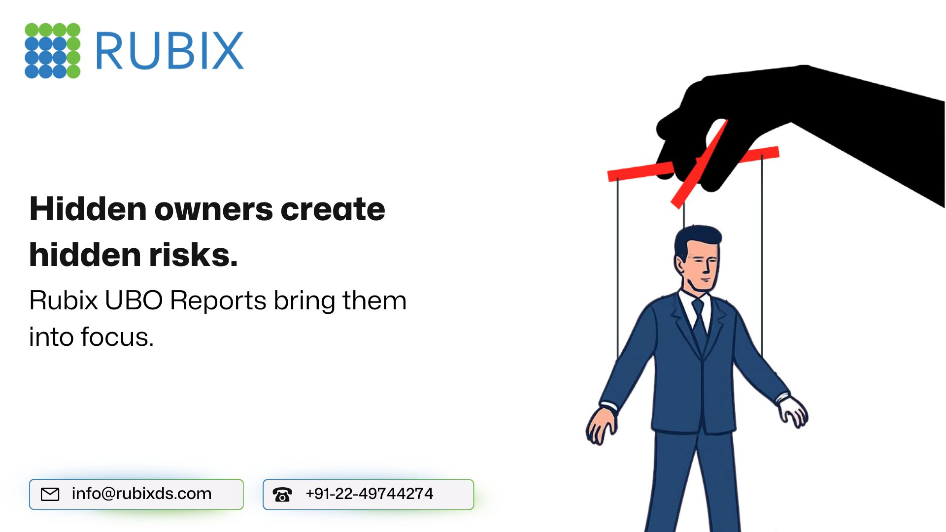 Hidden Owners Create Hidden Risks. Rubix UBO Reports Bring Them into Focus.