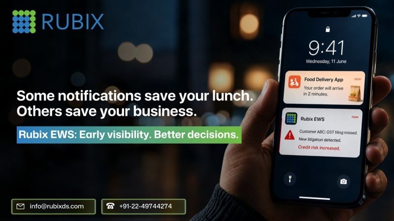 Rubix EWS: Early Visibility. Better Decisions to save your Business.
